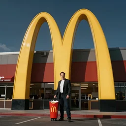 elon musk working at mcdonalds earning minimum wage