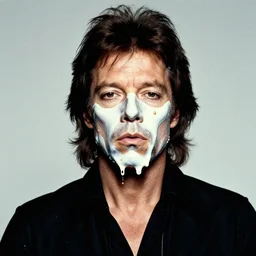 mick jagger melting face