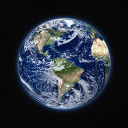 “The Earth as a crescent”