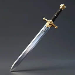 A sword of immaculate power and quality, 4k 3d render