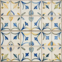 stylized tile floor texture, cartoon style, hand painted
