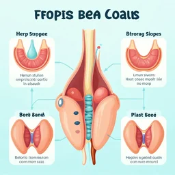 infographic diagram explaining how pee is stored in the balls