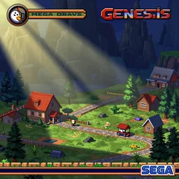 Estonia as a Sega Mega Drive Genesis sidescroller game