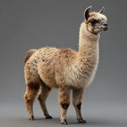 llama with dreadlocks, realistic creature concept, heroic pose, ultra realistic, ultra detailed, beautiful art by Gilleard James, 4k