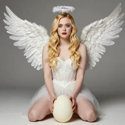 art of Elle Fanning in the style of Angel’s Egg