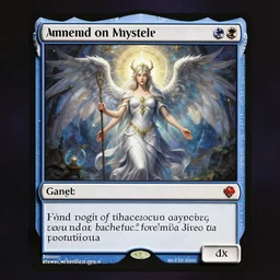 angel of three - fold mysteries, a magic : the gathering card