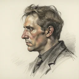a realistic yet scraggly portrait sketch of the side profile of a stern and sophisticated yanderedev, trending on artstation, intricate details, in the style of frank auerbach, in the style of sergio aragones, in the style of martin ansin, in the style of david aja, in the style of mattias adolfsson