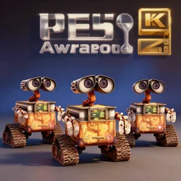 toasters screensaver invasion, 3 d rendered, ue 5, 4 k, digital art, award winning, wall - e, pixar