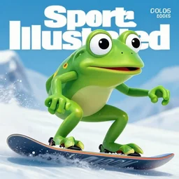 pepe the frog snowboarding on cover of 2 0 0 5 sports illustrated magazine