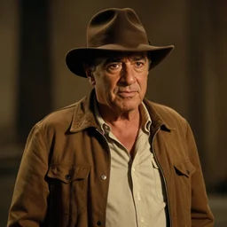 Danny Devito as Indiana Jones, film still from Indiana Jones and the Temple of Doom, detailed, 4k