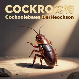 pop art propaganda poster promoting cockroaches as pets