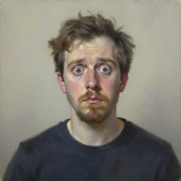 Something Stupid, oil painting