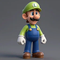luigi, a computer rendering by h. r. giger, trending on zbrush central, neoplasticism, zbrush, reimagined by industrial light and magic, # vfxfriday