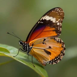 butterfly landing on its wing, digital painting, artstation, smooth, sharp focus, octane render, unreal engine, by jimmyc and micaela lattanzio and michael worobec
