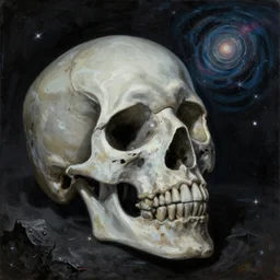 Death of the universe, surrealist painting