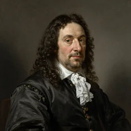 a portrait of Antonie van Leeuwenhoek by Rembrandt van Rijn