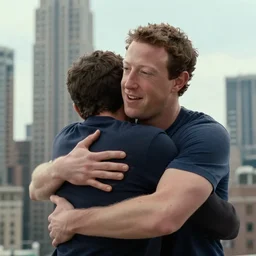 Movie still of Mark Zuckerberg hugging skyscraper in King Kong (2005)