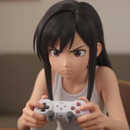 2 4 0 p footage, 2 0 0 6 youtube video, low quality photo, anime girl in real life, 3 d anime girl reviewing video games on youtube 2 0 0 6, angry