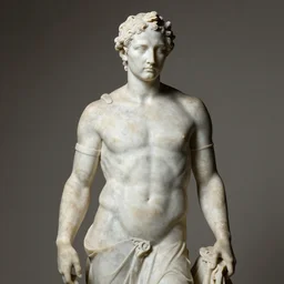 Greek marble statue of Trent Reznor