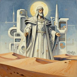 dune themed majestic paul atreides prophet sketch by sachin teng, moebius, artgerm, alphonse mucha, masterpiece, organic painting, matte painting, futuristic geometrical drawing shapes, desert ambience, hard edges, graffiti, street art by sachin teng