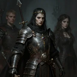 gothic byzantine warrior, art by artgerm and greg rutkowski and magali villeneuve, dark fantasy, portrait, highly detailed, digital painting, trending on artstation, concept art, sharp focus, illustration