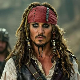 Live Action Still of Jerma in Pirates of the Caribbean, real life, hyperrealistic, ultra realistic, realistic, highly detailed, epic, HD quality, 8k resolution, body and headshot, film still