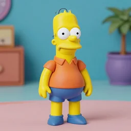 Mr. Burns from Simpsons action figure, pvc poseable
