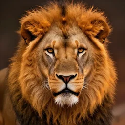 portrait of a fire lion,digital art,ultra realistic,ultra detailed,art by greg rutkowski,HD,wallpaper,detailed face