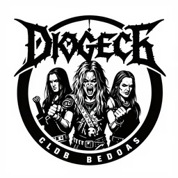 90s old school death metal band logo