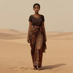 beautiful ethiopian woman, extremely detailed, sharp focus, wide view, full body shot, smooth, digital illustration, by jeremy lipking