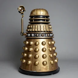 glamour fully body photograph francoise hardy morphed into a dalek