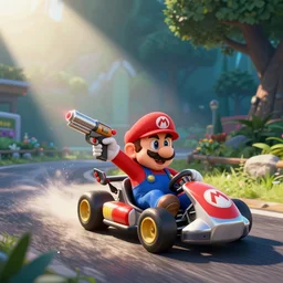 mario kart with guns