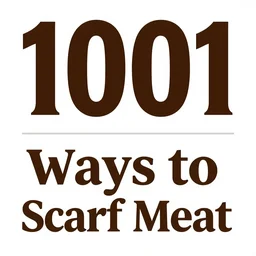 book cover for 1001 ways to scarf meat