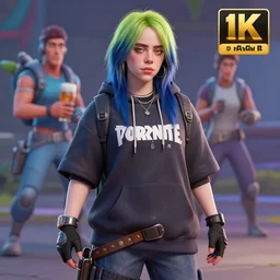 Billie Eilish as a fortnite video game character, unreal engine render, 4k  Madison Beer as a video game character, digital art, unreal engine, unreal engine render, blender render, render, 4k, coherent