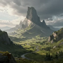 landscape of fantasy world