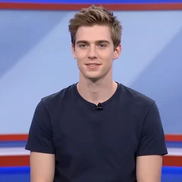 the skinniest man alive, still from television interview on news channel
