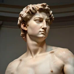 handsome guy by michelangelo