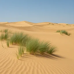 beautiful matte painting of fantasy grass dunes