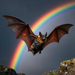 rainbow cosmic bat