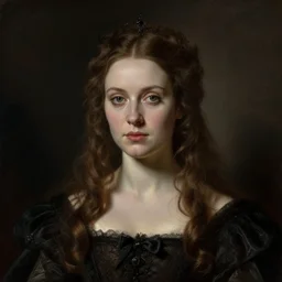 ( ( gothic # ) ) princess portrait *. *. by alvar aalto * *, ( ( by rembrandt # ) ), highly detailded