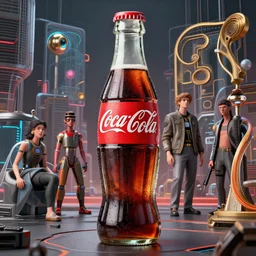 coca - cola by artstation, deviantart, artfol, artslant artbox, cgsociety, gfxartist, artful, zatista, artpal, instagram, blendernation, frank stella, beeple, giger, kopera, zawadzki, synth - wave, hyperrealism, futurism 4 k, octane render
