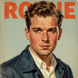(((((1950s pulp cover art portrait . muted colors.))))) by Jean-Baptiste Monge !!!!!!!!!!!!!!!!!!!!!!!!!!!