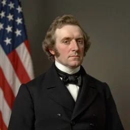 Official Portrait of the United States President, 1828, he is a white male from Vermont