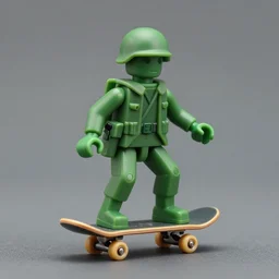 matte toy from the 2 0 2 0 s of the green army men but its a skater