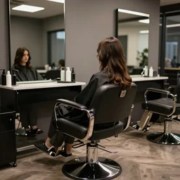 professional photography studio stock photos hairdressing shop, intricate details, rich moody colors, sharp focus, deep depth of field, small details, 3 5 mm, canon, full shot