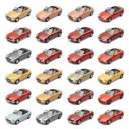 forty mbg convertibles aligned in a grid, isometric, 8 k resolution