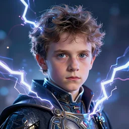 masterpiece portrait of 5 0 year old interstellar wizard nikola tesla, kind eyes, wearing a futuristic cape, hyper realistic face, volumetric lighting, fantasy art, epic, in the style of burne hogarth, greg rutkowski, donato giancola, tom bagshaw, intricate, hyper detailed, smooth, vibrant electric lightning aura