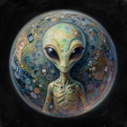 ( ( ( ( an alien world contained within a marble ) ) ), ( ( ( black background ) ) ), concept art, oil painting, high definition, intricate, bokeh, mottled coloring, ultra realistic, neo art nouveau, photorealistic, octane render, 8 k, unreal engine, art by christopher marley and artgerm and greg rutkowski and alphonse mucha