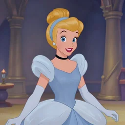 portrait of cinderella, 1950 disney movie, 4k, anime key visual, artstation, kuvshinov ilya