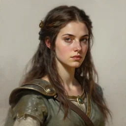 perfectly - portrait of a beautiful female druid character from netflix, intricate, highly detailed, digital painting, loose brush strokes, realistic shaded lighting, artstation, concept art, smooth, sharp focus, illustration, realism, oil painting, unreal engine 5, 8 k, art by peter mohrbacher and and sam spratt